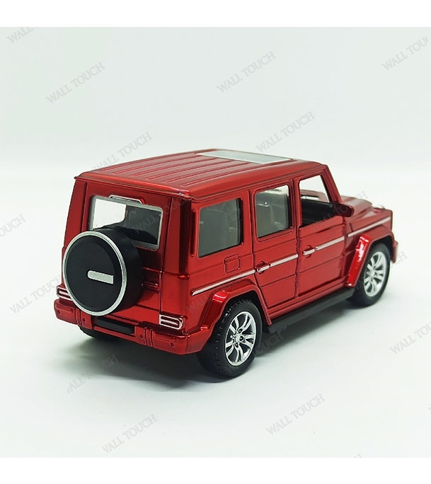 Picture of Kid's Full Metal Body Heavy Weighted Pull And Back Car Red