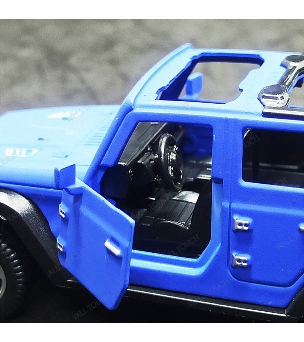 Picture of Kid's Full Metal Body Heavy Weighted Pull And Back Car Blue