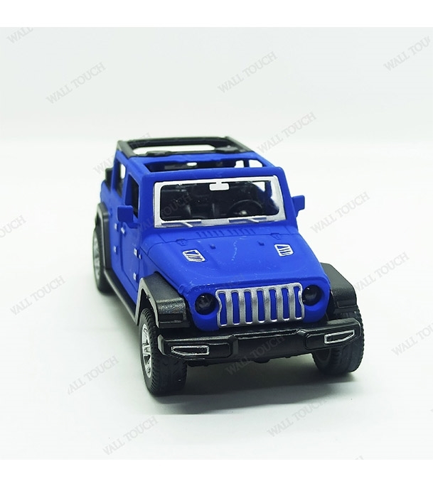 Picture of Kid's Full Metal Body Heavy Weighted Pull And Back Car Blue