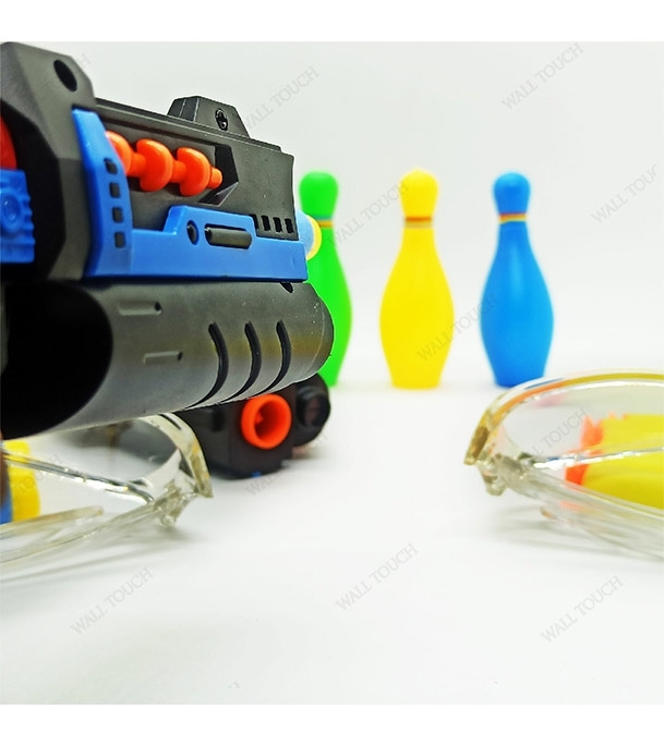 Picture of Fires Foam Darts Shooter Plastic Soft Bullet Blaster Toy Gun With Suction Target Board