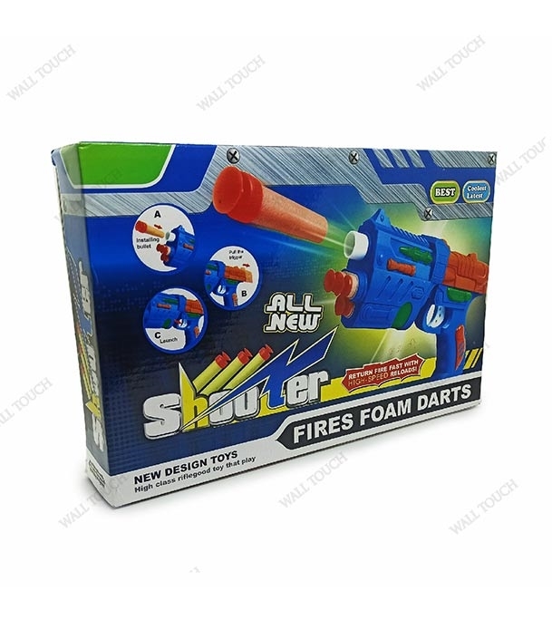 Picture of Fires Foam Darts Shooter Plastic Soft Bullet Blaster Toy Gun With Suction Target Board
