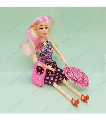 Picture of Kid's Beauty Fashion Show Style Wonderful Barbie Doll Toy Black