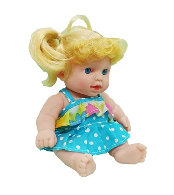 Picture of Kid's Mini Cute Baby Shape Doll Sky Blue