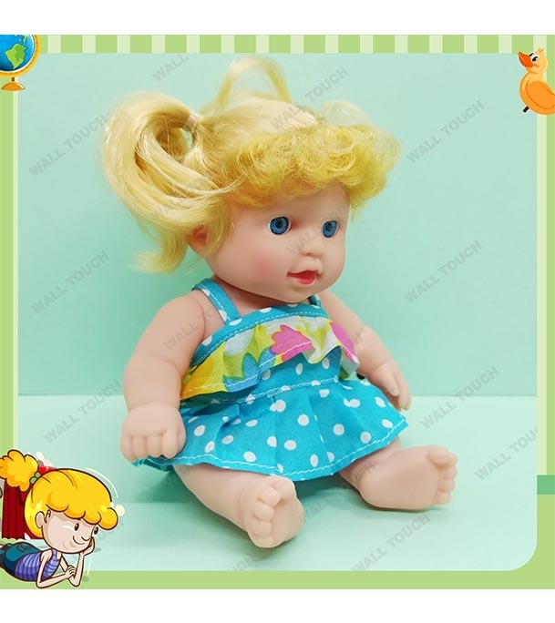 Picture of Kid's Mini Cute Baby Shape Doll Sky Blue