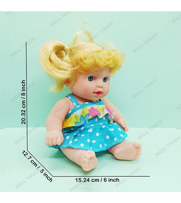 Picture of Kid's Mini Cute Baby Shape Doll Sky Blue