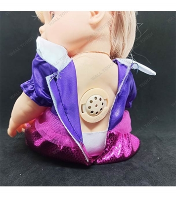 Picture of Kid's My Cute Baby Girl Shape Music And Talking Doll Purple