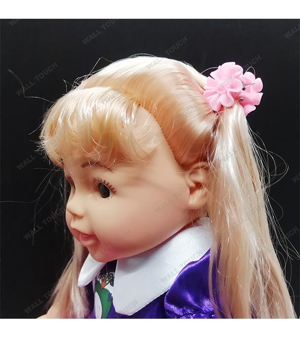 Picture of Kid's My Cute Baby Girl Shape Music And Talking Doll Purple