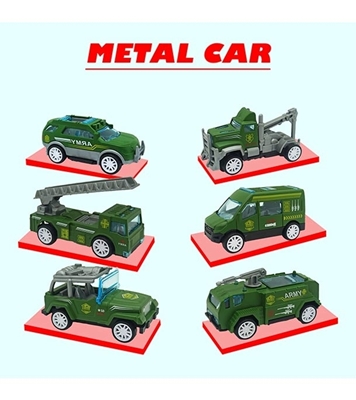 Picture of Kid's Die Cast Metal Car Super Fire Fighting Car Set Green