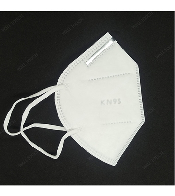 Picture of 5 Layer Pack Folding KN95 Protective Mask With Steel Nose Clip White 10 pcs