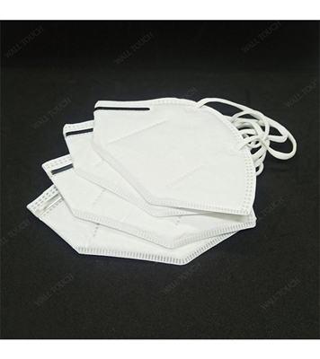Picture of 5 Layer Pack Folding KN95 Protective Mask With Steel Nose Clip White 1 pc