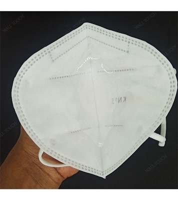 Picture of 5 Layer Pack Folding KN95 Protective Mask With Steel Nose Clip White 1 pc