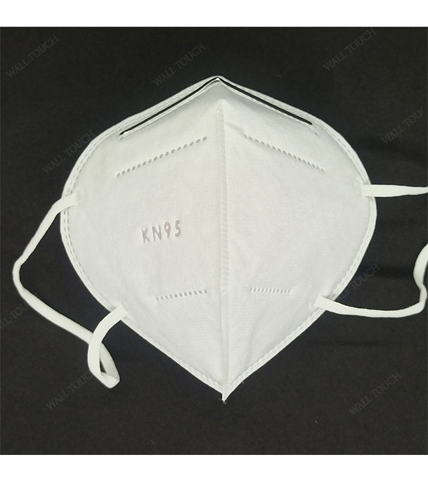 Picture of 5 Layer Pack Folding KN95 Protective Mask With Steel Nose Clip White 1 pc