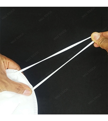 Picture of 5 Layer KSL Folding KN95 Protective Mask With Steel Nose Clip White 10 pcs