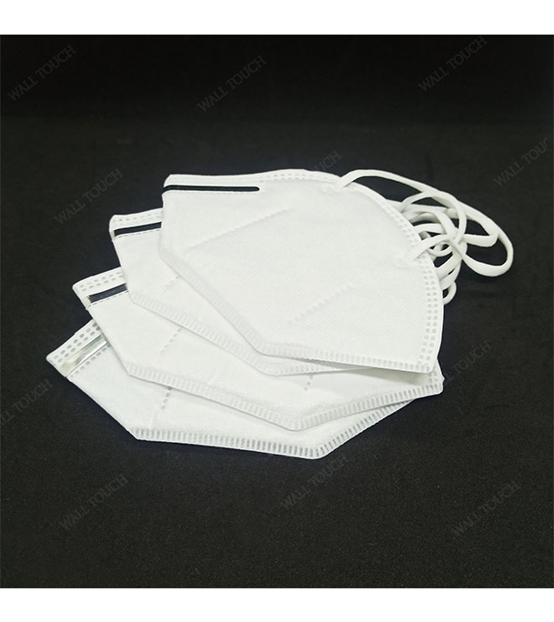 Picture of 5 Layer KSL Folding KN95 Protective Mask With Steel Nose Clip White 10 pcs