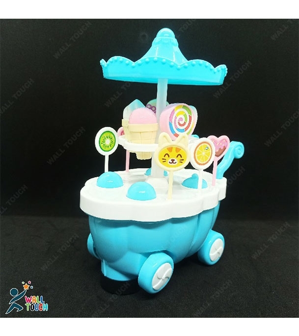Picture of Super Funny Mini Ice Cream Trolley Car Toy With Light & Music