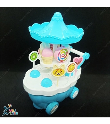 Picture of Super Funny Mini Ice Cream Trolley Car Toy With Light & Music