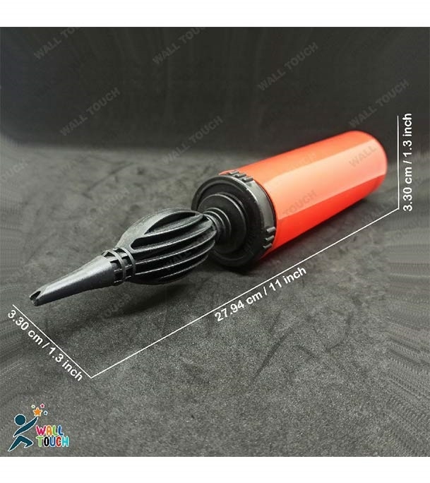 Picture of Plastic Balloon Pumper To Inflate Balloon Red