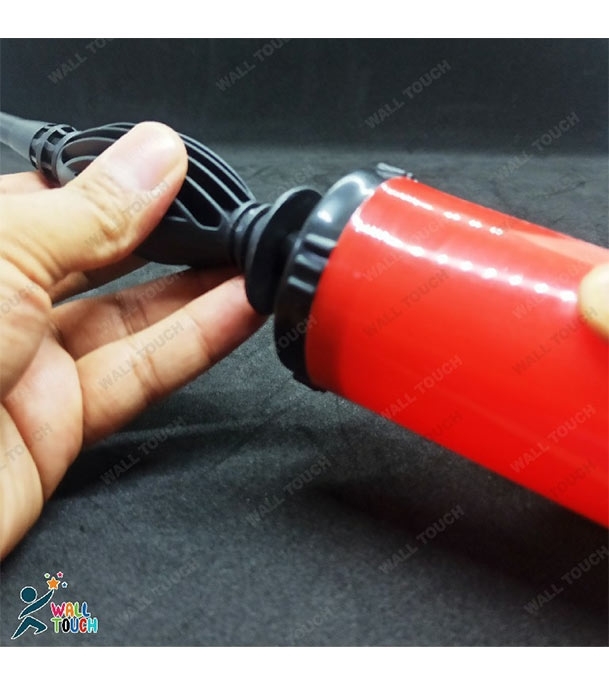 Picture of Plastic Balloon Pumper To Inflate Balloon Red
