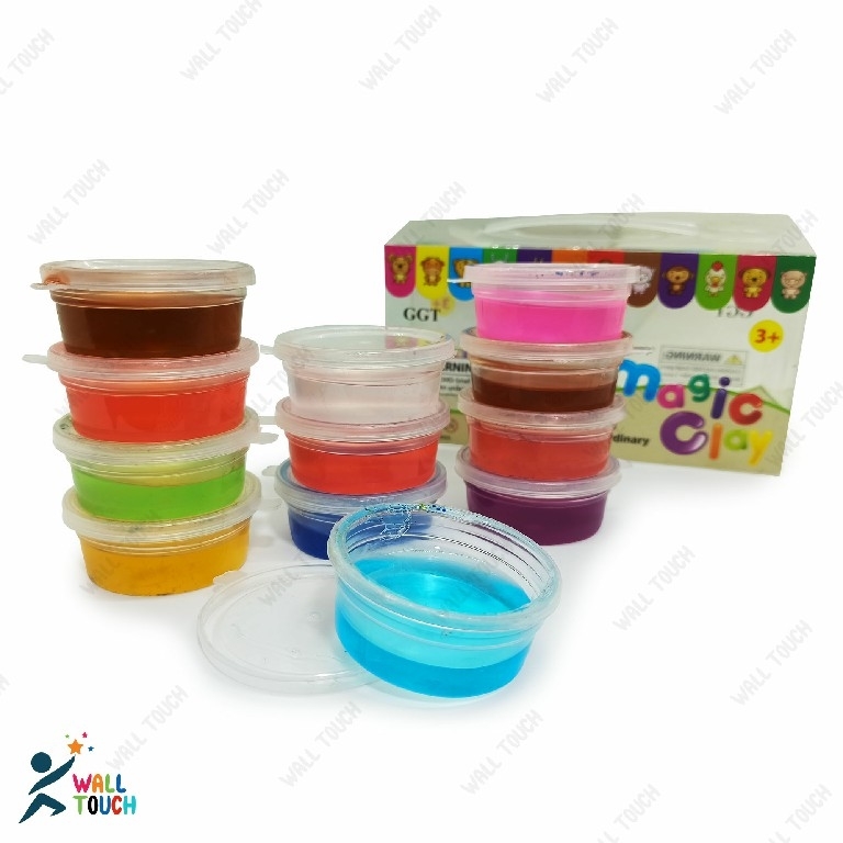 Picture of Box of 12 pcs Gel Clay/Slime Set Bowls Play-dough For Kids