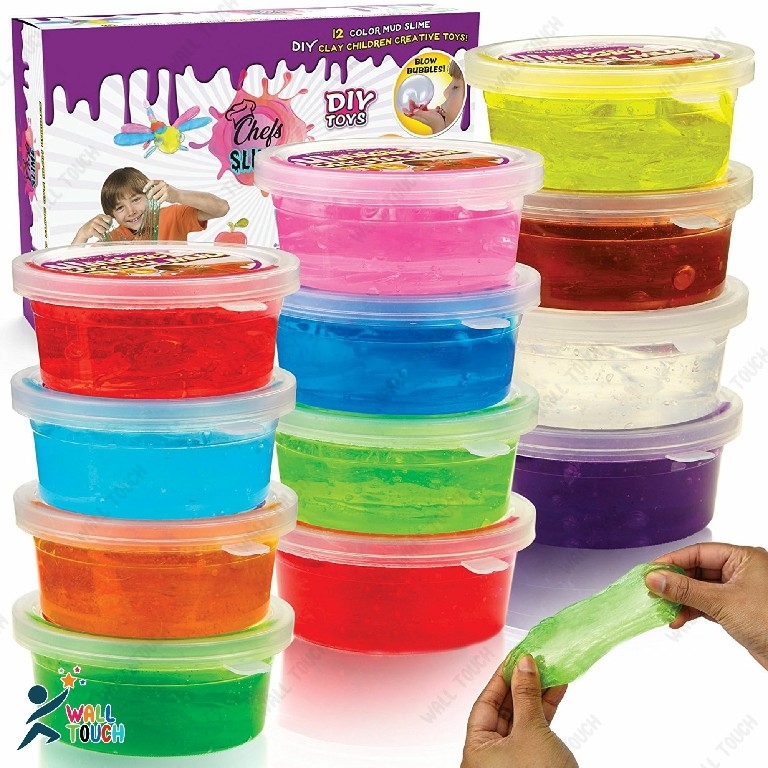 Picture of Box of 12 pcs Gel Clay/Slime Set Bowls Play-dough For Kids