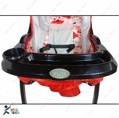 Picture of Lightweight Portable Baby Stroller Baby Trolley 722C Folding Pram for kids From Newborn to 3 Years With Back Rest, Food Tray & Wheel Lock