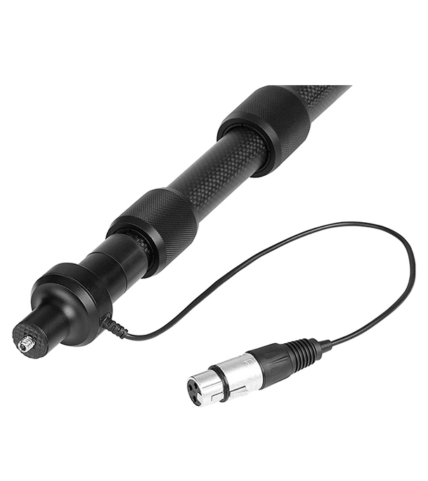 BOYA BY-PB25 3-Section Carbon Fiber Boompole with Internal XLR Cable 3.5' (1m) Collapsed to 8.2' (2.5m) Extended at Best Price in Bangladesh