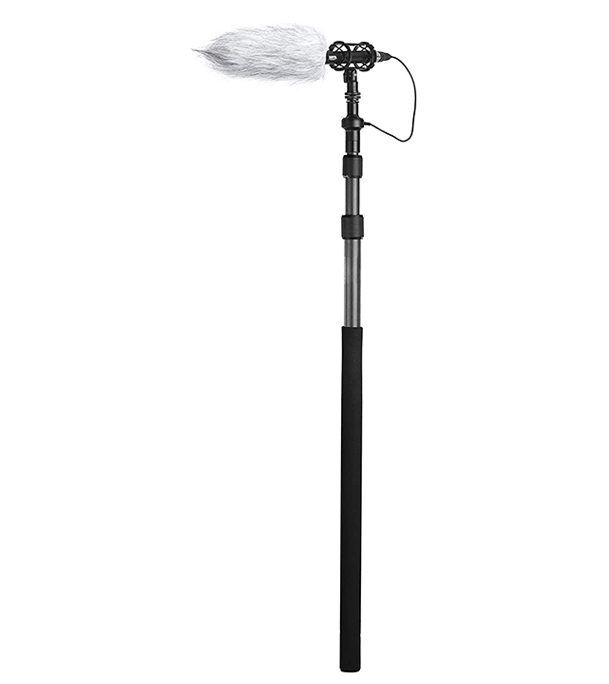 BOYA BY-PB25 3-Section Carbon Fiber Boompole with Internal XLR Cable 3.5' (1m) Collapsed to 8.2' (2.5m) Extended at Best Price in Bangladesh