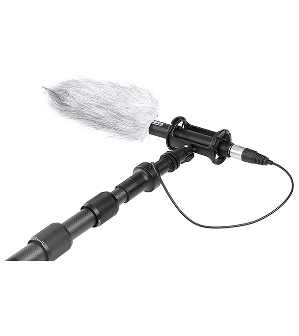 BOYA BY-PB25 3-Section Carbon Fiber Boompole with Internal XLR Cable 3.5' (1m) Collapsed to 8.2' (2.5m) Extended at Best Price in Bangladesh