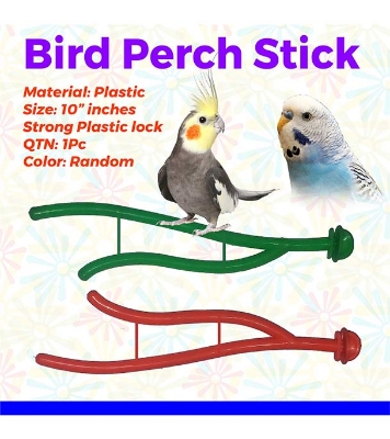 Bird Perch Stick Cage Accessories 10''inches 1pc