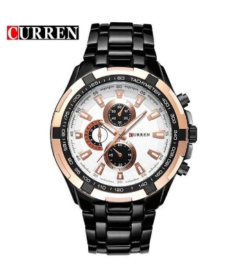 Buy Curren 8023 New Luxury Fashion Analog Military Sports Men Watches Full Steel Band at Best Price In Bangladesh