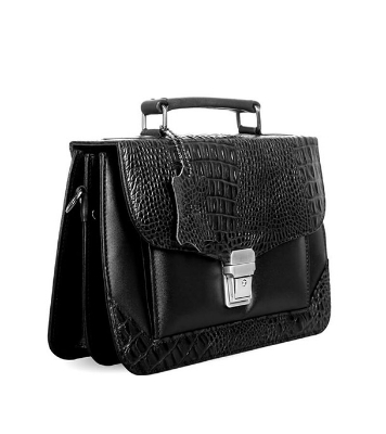Croco Design Ladies Handbag Black at Best Price In Bangladesh