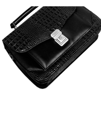 Croco Design Ladies Handbag Black at Best Price In Bangladesh