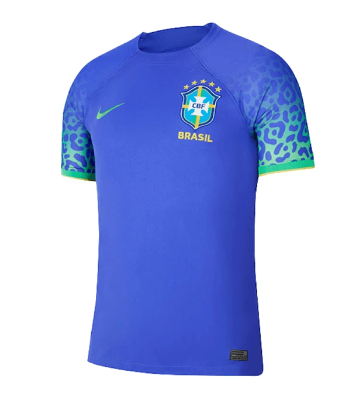 Buy ব্রাজিল (ফিফা 2022) রেগুলার ভার্সন-এওয়ে জার্সি মেন্'স হাফ হাতা at Best Price in Bangladesh