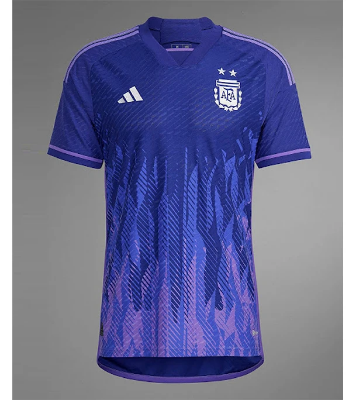 Buy আর্জেন্টিনা (ফিফা 2022) রেগুলার ভার্সন-এওয়ে জার্সি মেন্'স হাফ হাতা at Best Price in Bangladesh