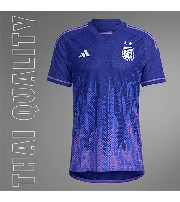 Buy আর্জেন্টিনা (ফিফা 2022) এওয়ে- থাই প্রিমিয়াম জার্সি মেন্'স হাফ হাতা at Best Price in Bangladesh