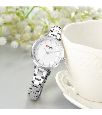 Buy Curren 9051 Stainless Steel Waterproof Watch For Women  at Best Price In Bangladesh