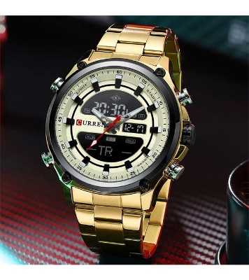 Buy Curren 8404 Sport Quartz Digital Watches for Men Led Luminous  at Best Price In Bangladesh