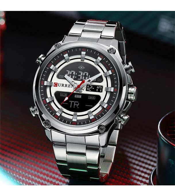 Buy Curren 8404 Sport Quartz Digital Watches for Men Led Luminous  at Best Price In Bangladesh