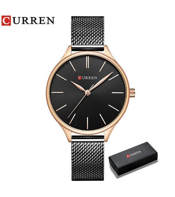 Buy Curren 9024 Simple Quartz Wrist Watches for Ladies Elegant Stainless Steel Bracelet Wristwatches  at Best Price In Bangladesh