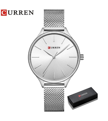 Buy Curren 9024 Simple Quartz Wrist Watches for Ladies Elegant Stainless Steel Bracelet Wristwatches  at Best Price In Bangladesh