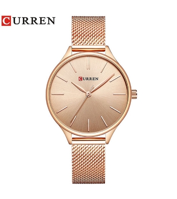 Buy Curren 9024 Simple Quartz Wrist Watches for Ladies Elegant Stainless Steel Bracelet Wristwatches  at Best Price In Bangladesh