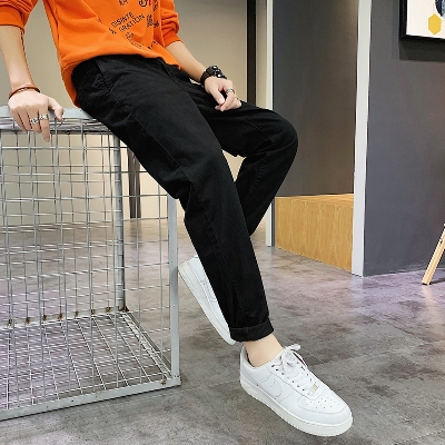 Picture of Men’s Slim-Fit Chino Gabardine Pants Deep Black