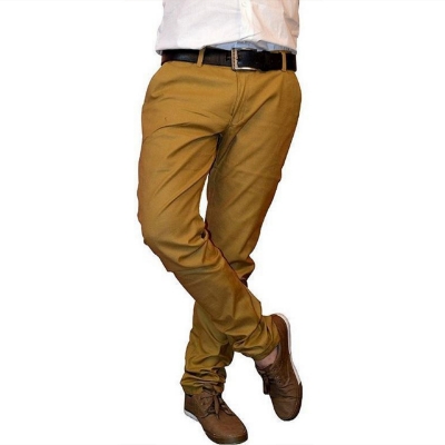 Picture of Men’s Slim-Fit Chino Gabardine Pants  Khaki 