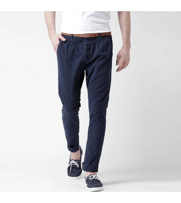 Picture of Men’s Slim-Fit Chino Gabardine Pants Deep Blue