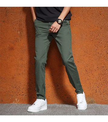 Picture of Men’s Slim-Fit Chino Gabardine Pants Olive