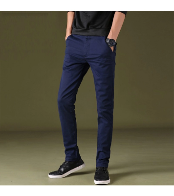 Picture of Men’s Slim-Fit Chino Gabardine Pants Deep Blue