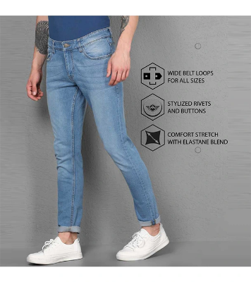 Picture of Men’s Slim-Fit Stretchable Jeans Pant Light Blue