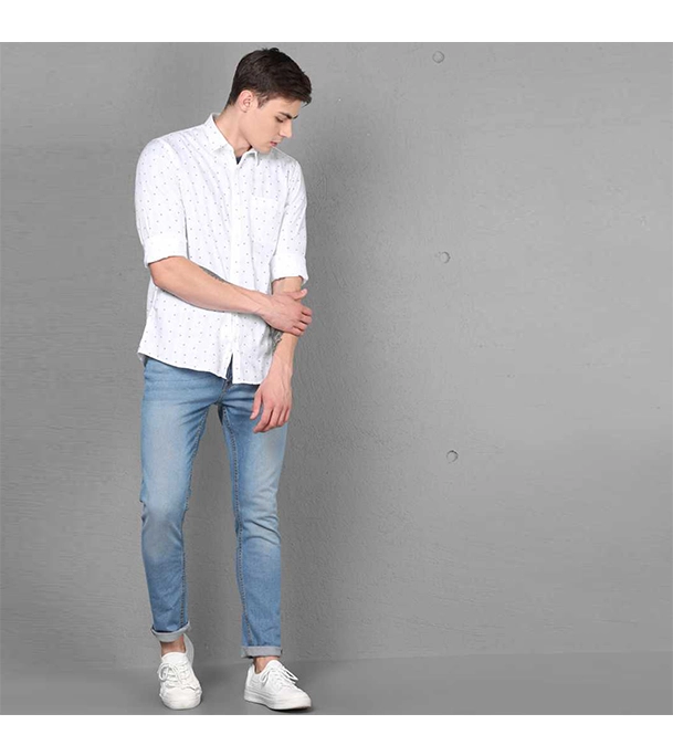 Picture of Men’s Slim-Fit Stretchable Jeans Pant Light Blue