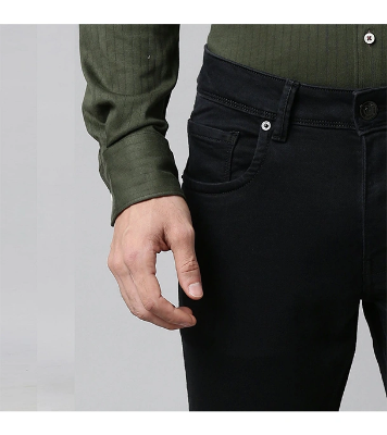 Picture of Men’s Slim-Fit Stretchable Jeans Pant Deep Black