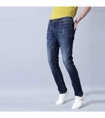 Picture of Men’s Slim-Fit Stretchable Jeans Pant Deep Blue 